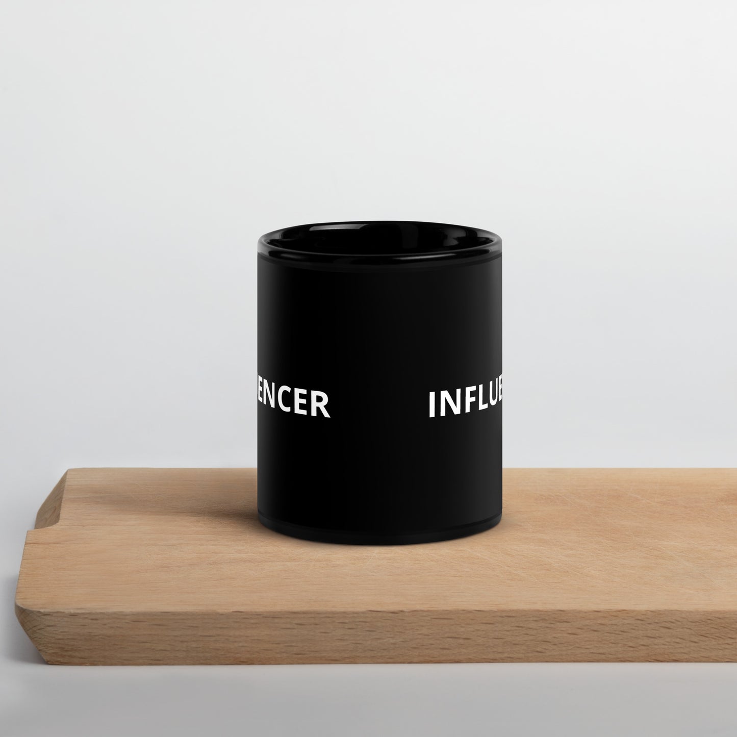 Influencer | Black Glossy Mug