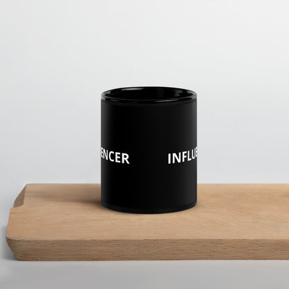 Influencer | Black Glossy Mug