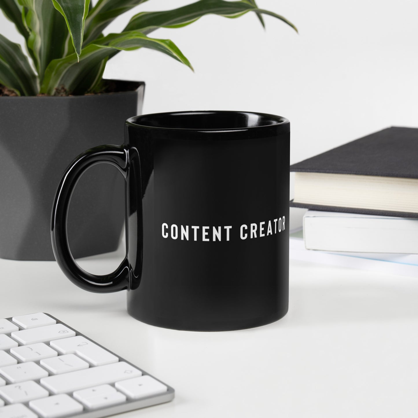 Content Creator | Black Glossy Mug