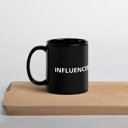 Influencer | Black Glossy Mug