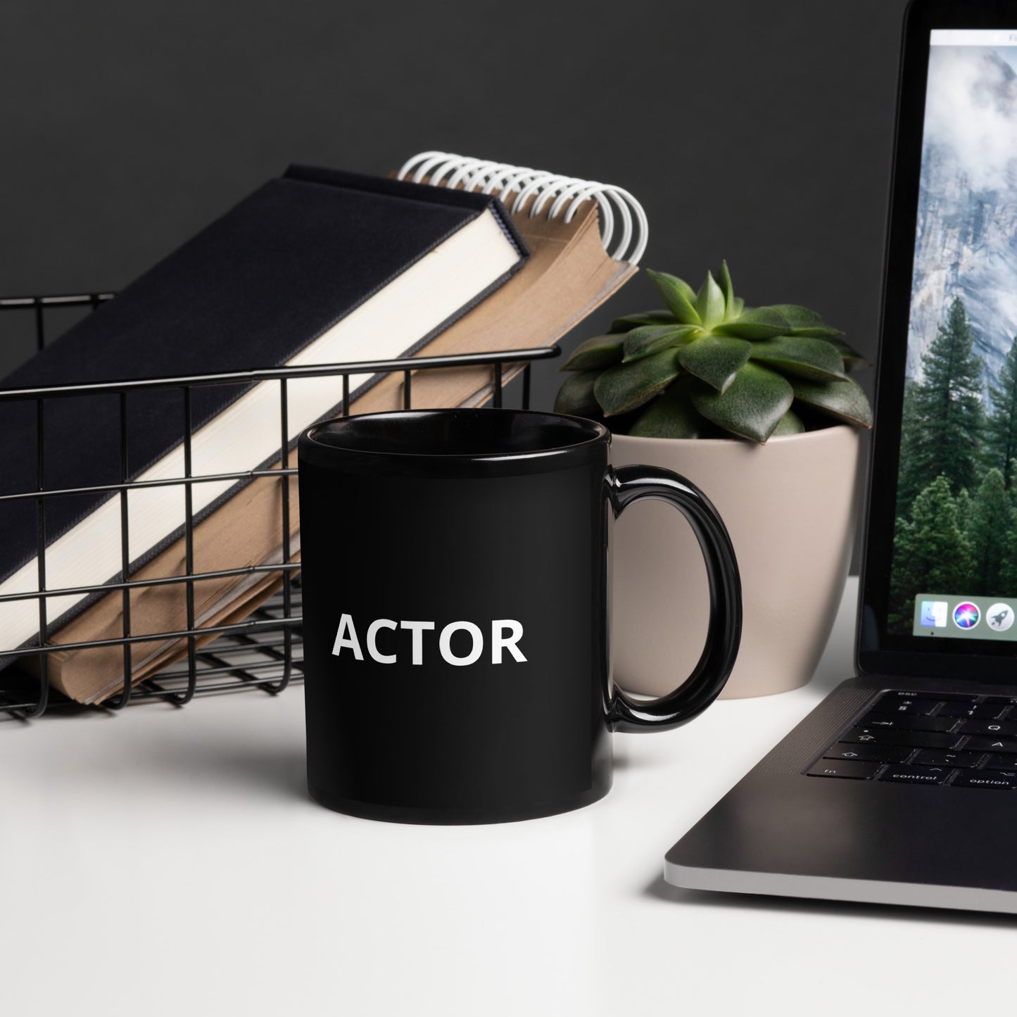 Actor | Black Glossy Mug