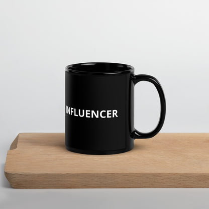 Influencer | Black Glossy Mug