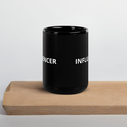 Influencer | Black Glossy Mug