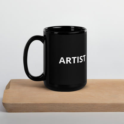 Artist | Black Glossy Mug