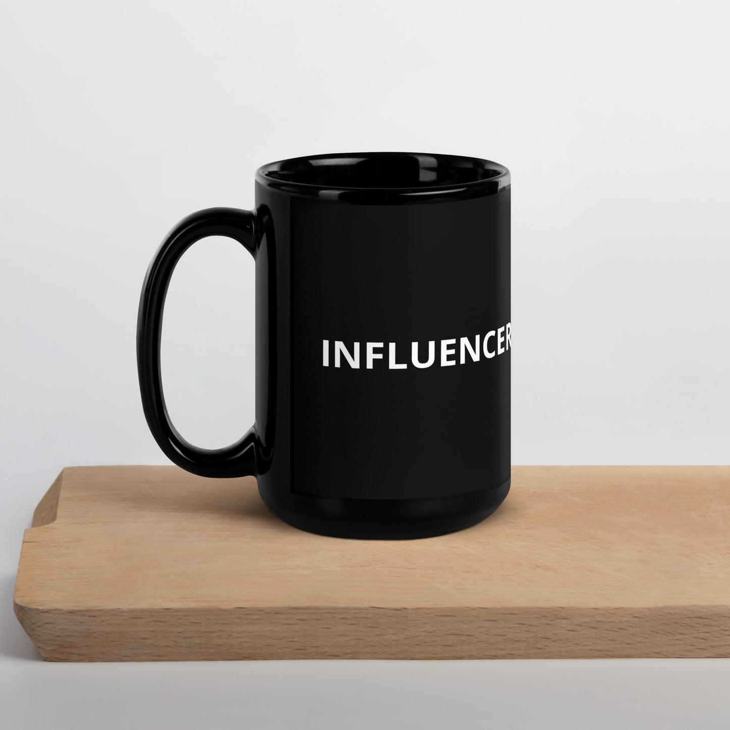 Influencer | Black Glossy Mug