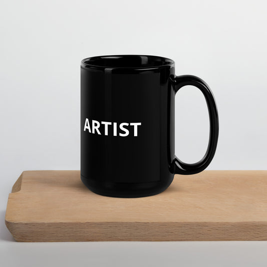 Artist | Black Glossy Mug