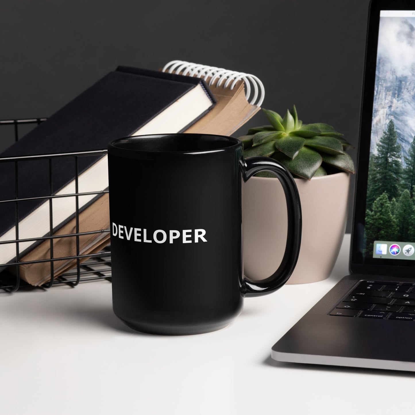 Developer | Black Glossy Mug