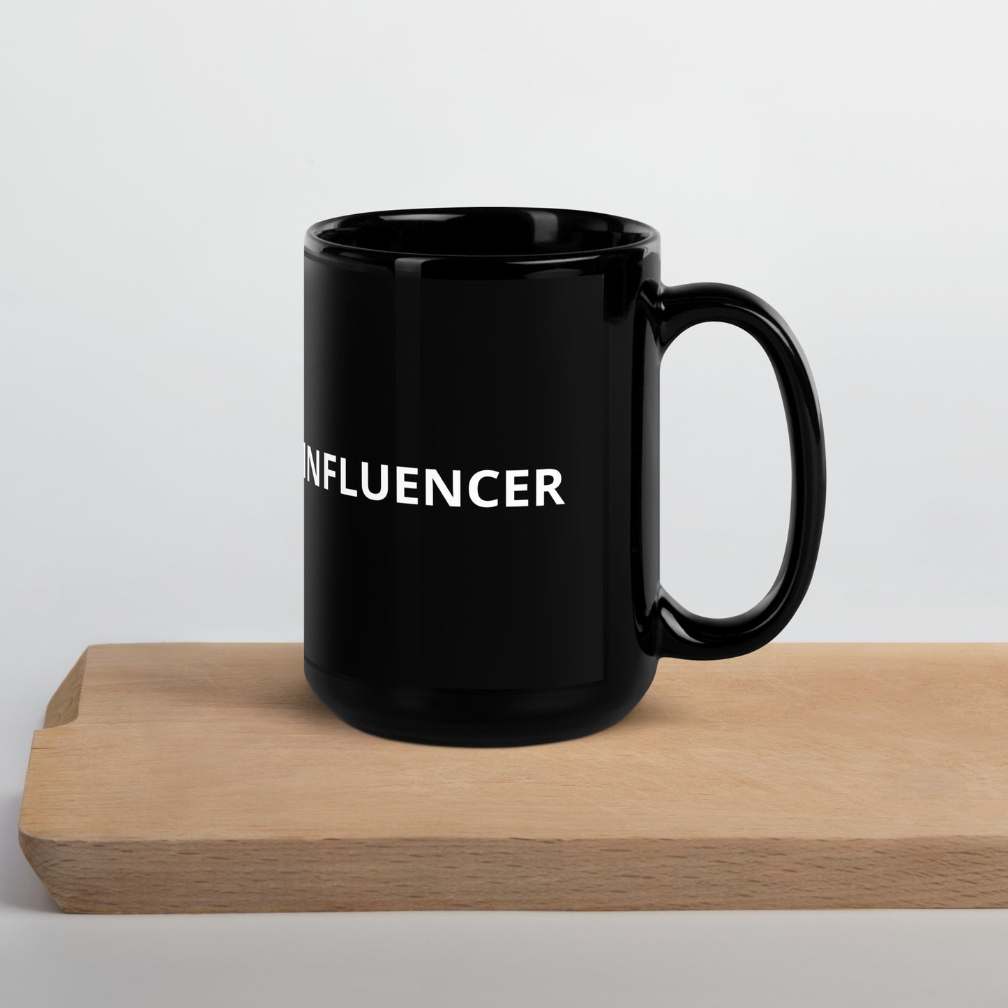 Influencer | Black Glossy Mug