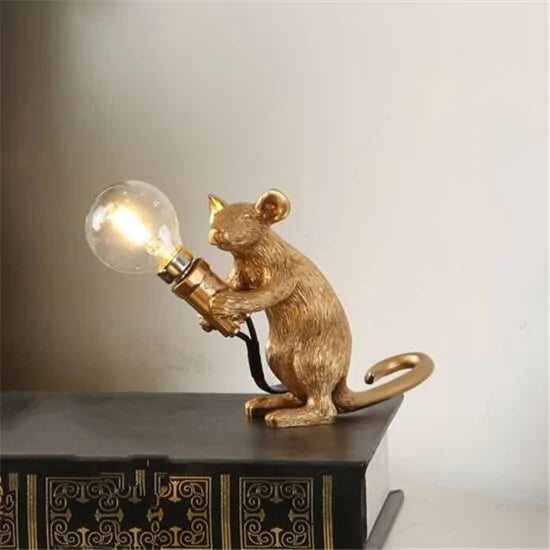 Mouse Resin Table Lamps