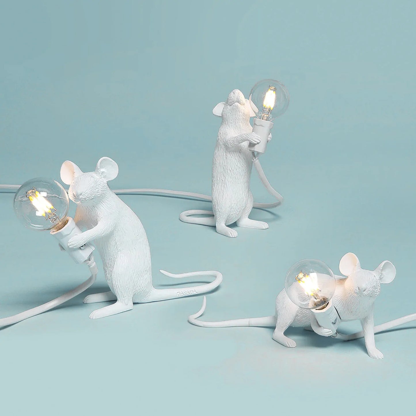 Mouse Resin Table Lamps